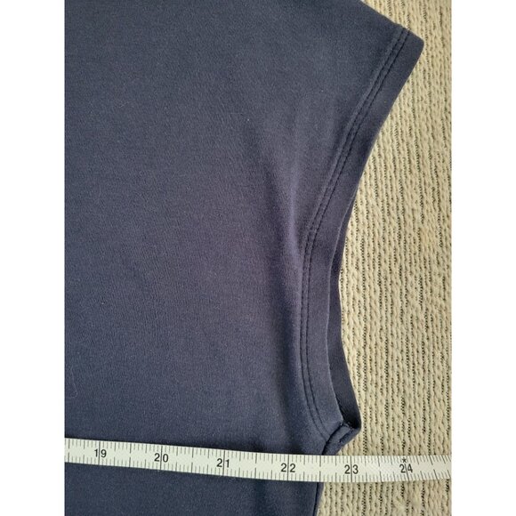 Eileen Fisher Sleepwear for Garnet Hill Blue NightGown size Medium Organic - Picture 9 of 10